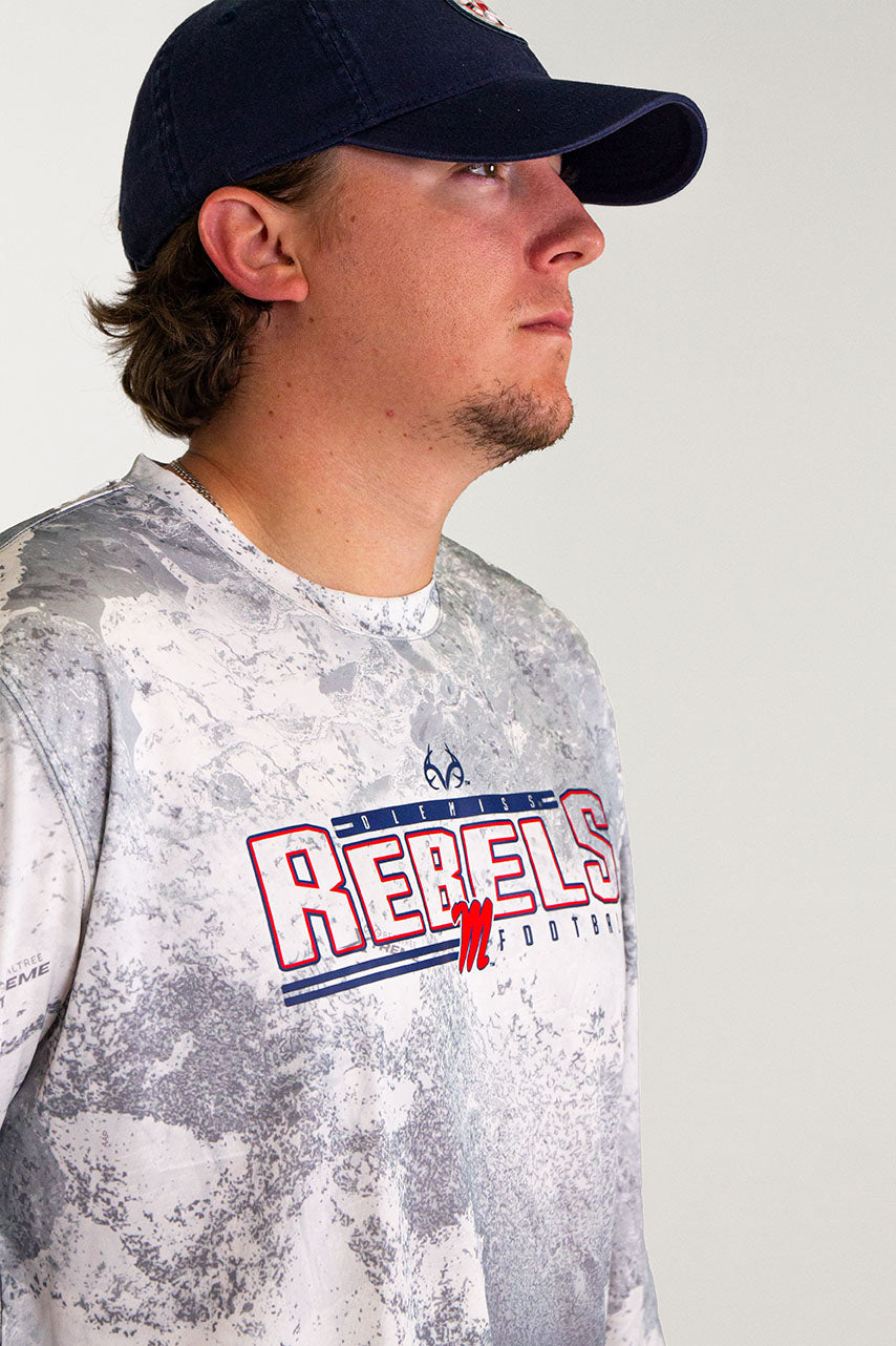 Realtree Ole Miss Rebels Unisex Long Sleeve Shirt - Realtree XTREME Colors