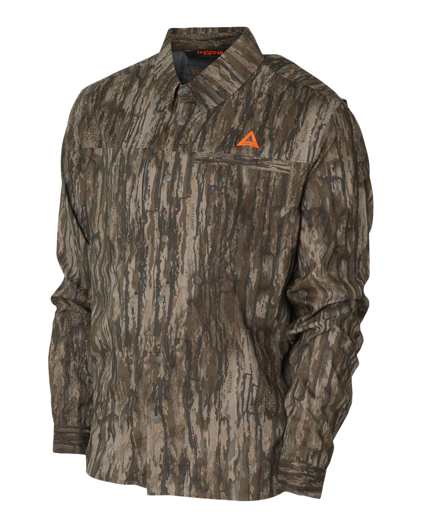 Realtree Thacha Lightweight Button Up Hunting Shirt