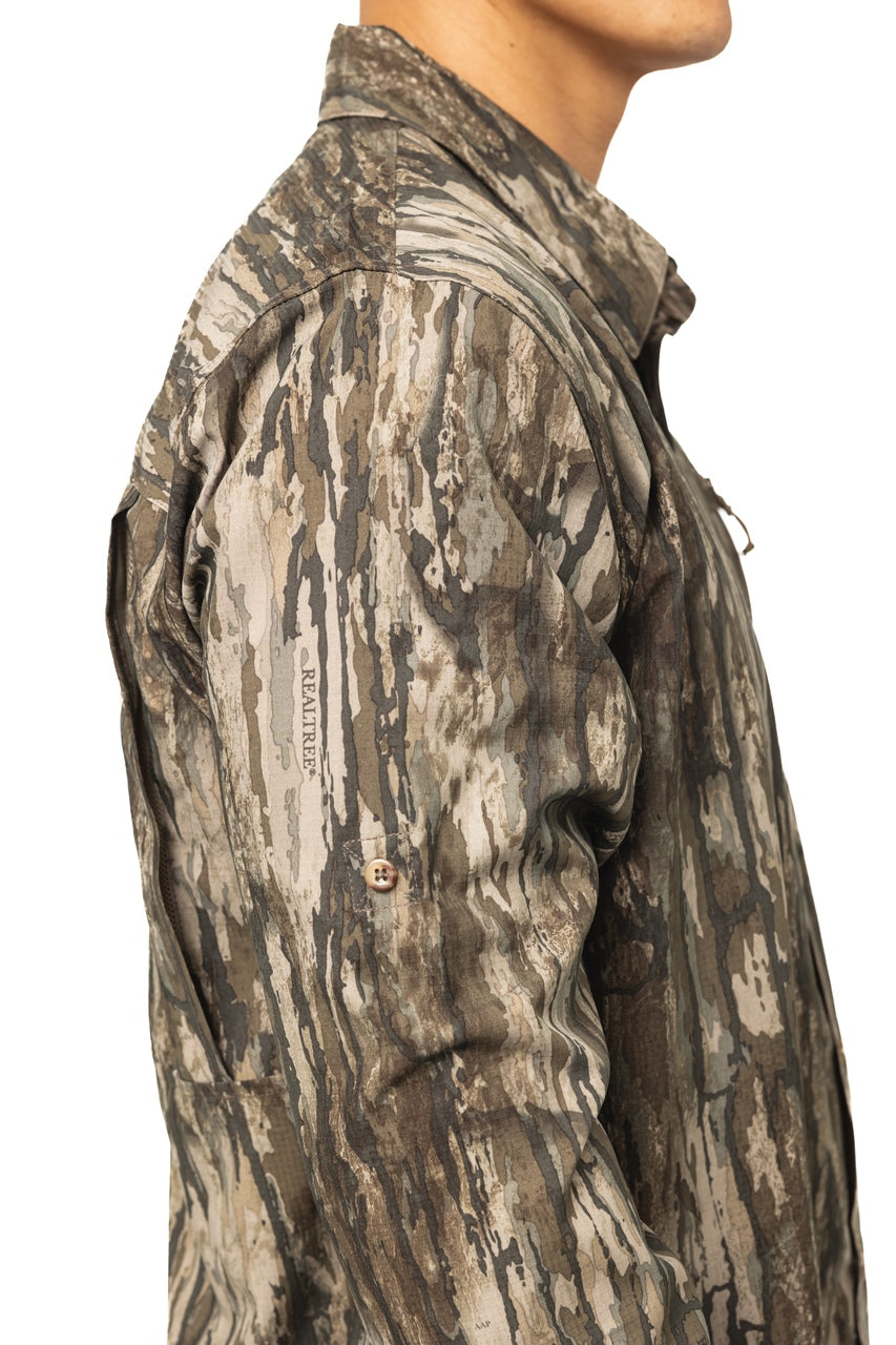 Realtree Button Down Long Sleeve Hunting Shirt