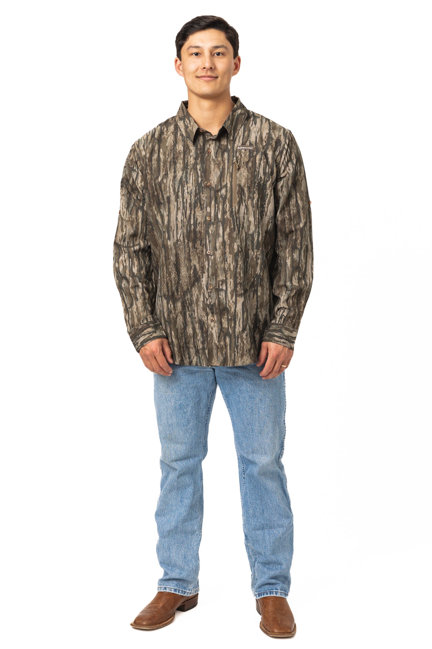 Realtree Button Down Long Sleeve Hunting Shirt