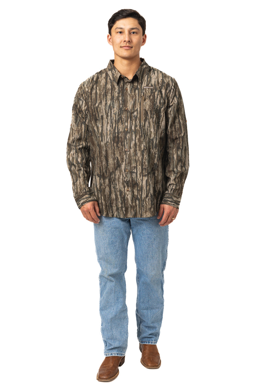 Realtree Button Down Long Sleeve Hunting Shirt