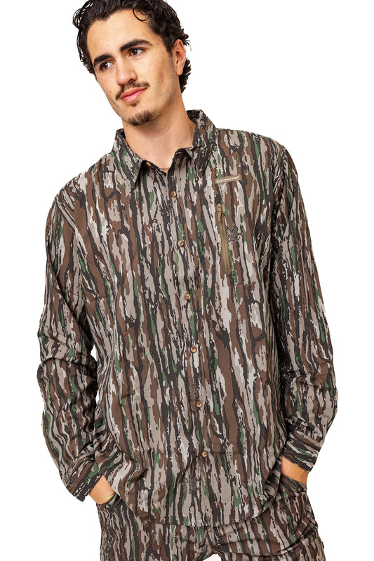Realtree Button Down Long Sleeve Hunting Shirt - Realtree Original