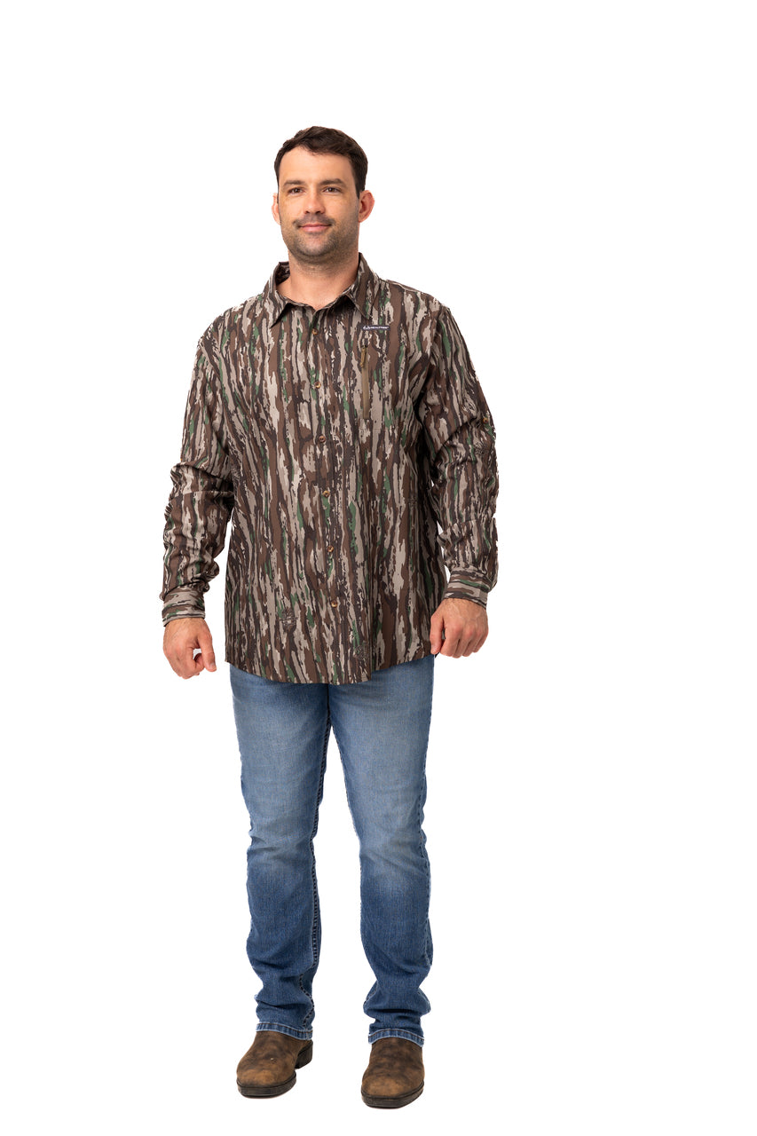 Realtree Button Down Long Sleeve Hunting Shirt - Realtree Original