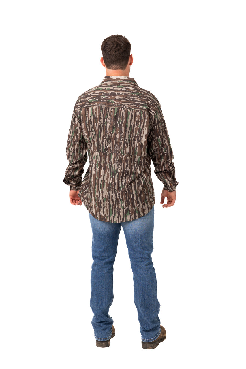 Realtree Button Down Long Sleeve Hunting Shirt - Realtree Original