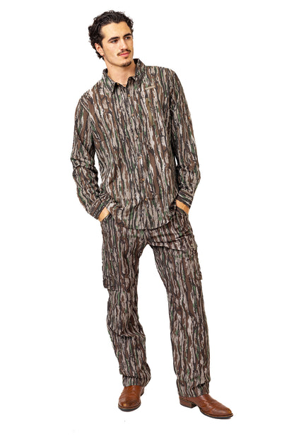 Realtree Button Down Long Sleeve Hunting Shirt - Realtree Original