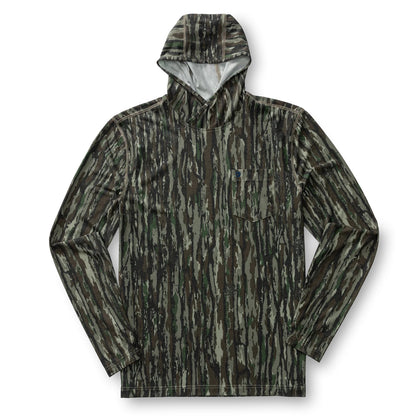Realtree Duck Head Long Sleeve Windward Performance Hooded Camo T-Shirt - Realtree Original