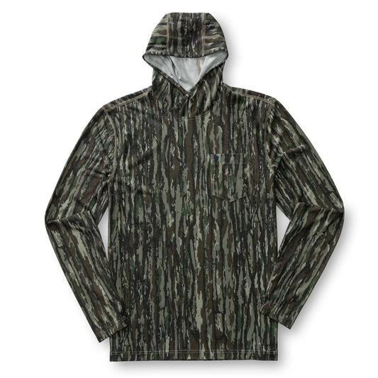 Realtree Duck Head Long Sleeve Windward Performance Hooded Camo T-Shirt - Realtree Original