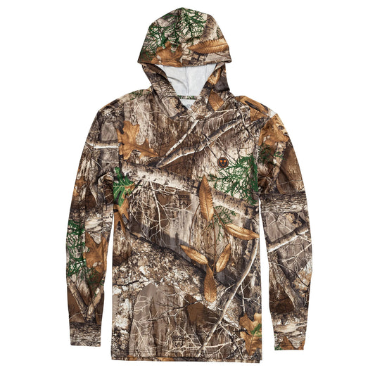 Realtree Catch Surf Hooded Long Sleeve Camo Rash Guard - Realtree EDGE