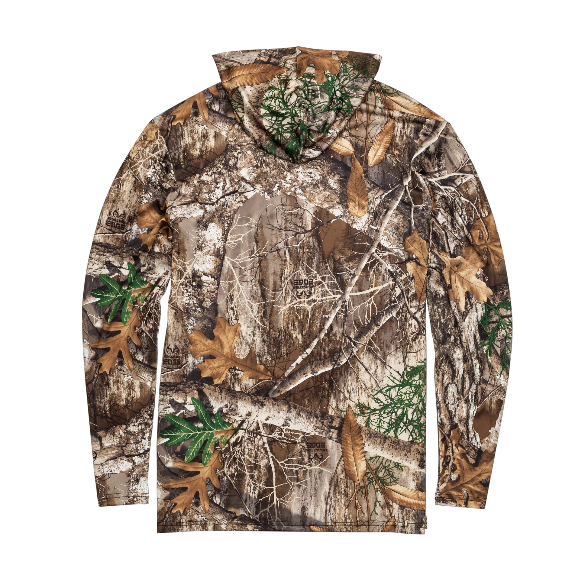 Realtree Catch Surf Hooded Long Sleeve Camo Rash Guard - Realtree EDGE