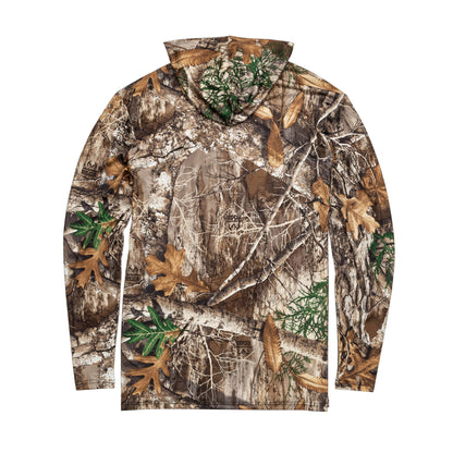 Realtree Catch Surf Hooded Long Sleeve Camo Rash Guard - Realtree EDGE