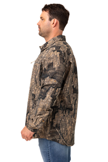 Realtree Button Down Long Sleeve Hunting Shirt - Realtree Timber