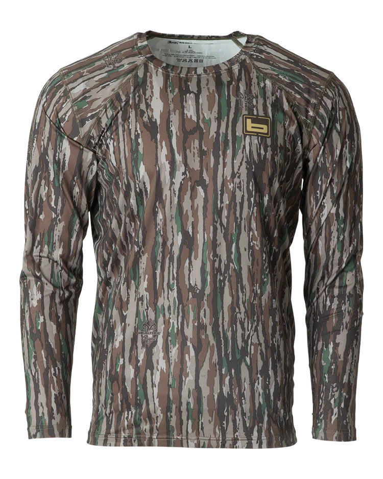 Realtree Banded Tech Stalker Camo Mock Shirt - Realtree Original