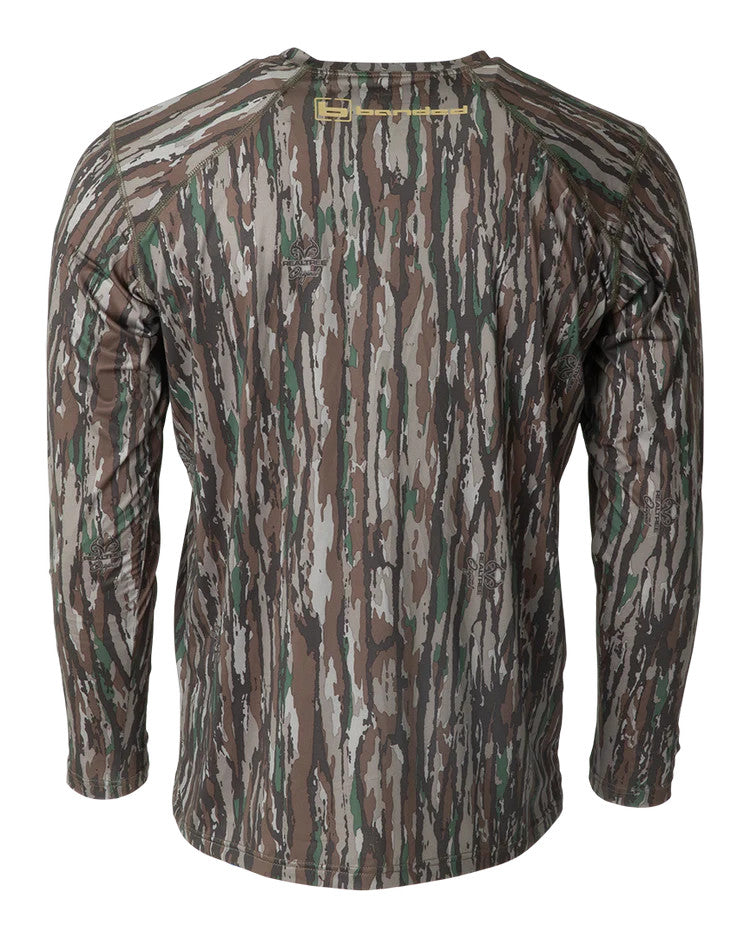 Realtree Banded Tech Stalker Camo Mock Shirt - Realtree Original