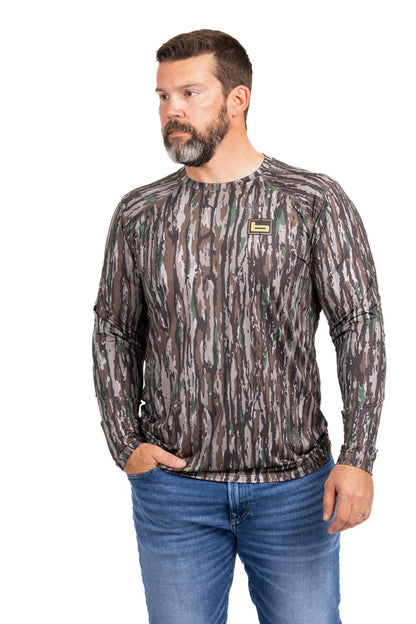 Realtree Banded Tech Stalker Camo Mock Shirt - Realtree Original