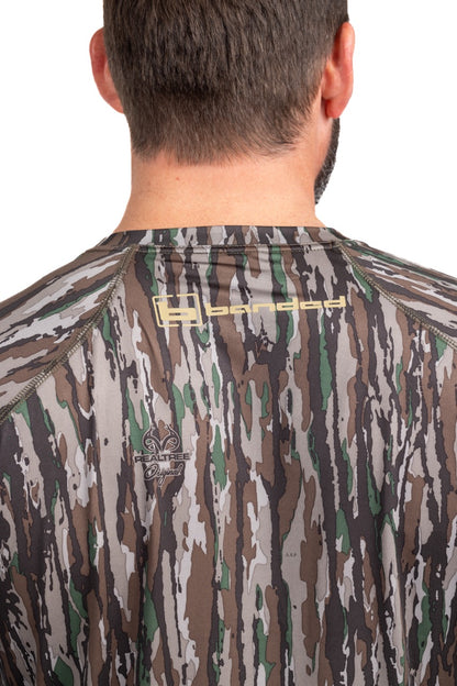 Realtree Banded Tech Stalker Camo Mock Shirt - Realtree Original