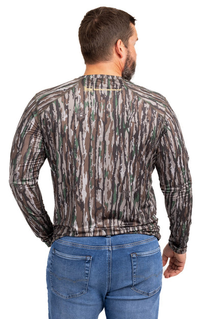 Realtree Banded Tech Stalker Camo Mock Shirt - Realtree Original