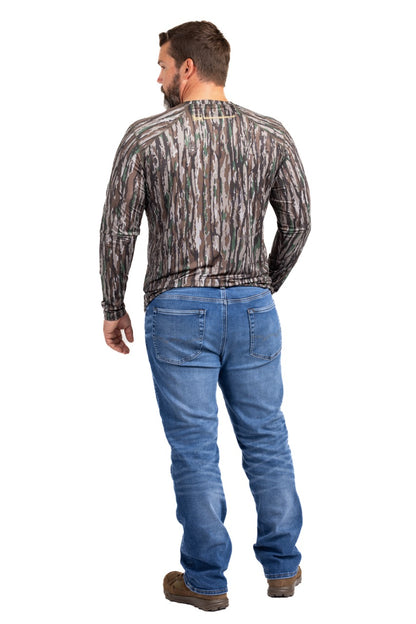 Realtree Banded Tech Stalker Camo Mock Shirt - Realtree Original
