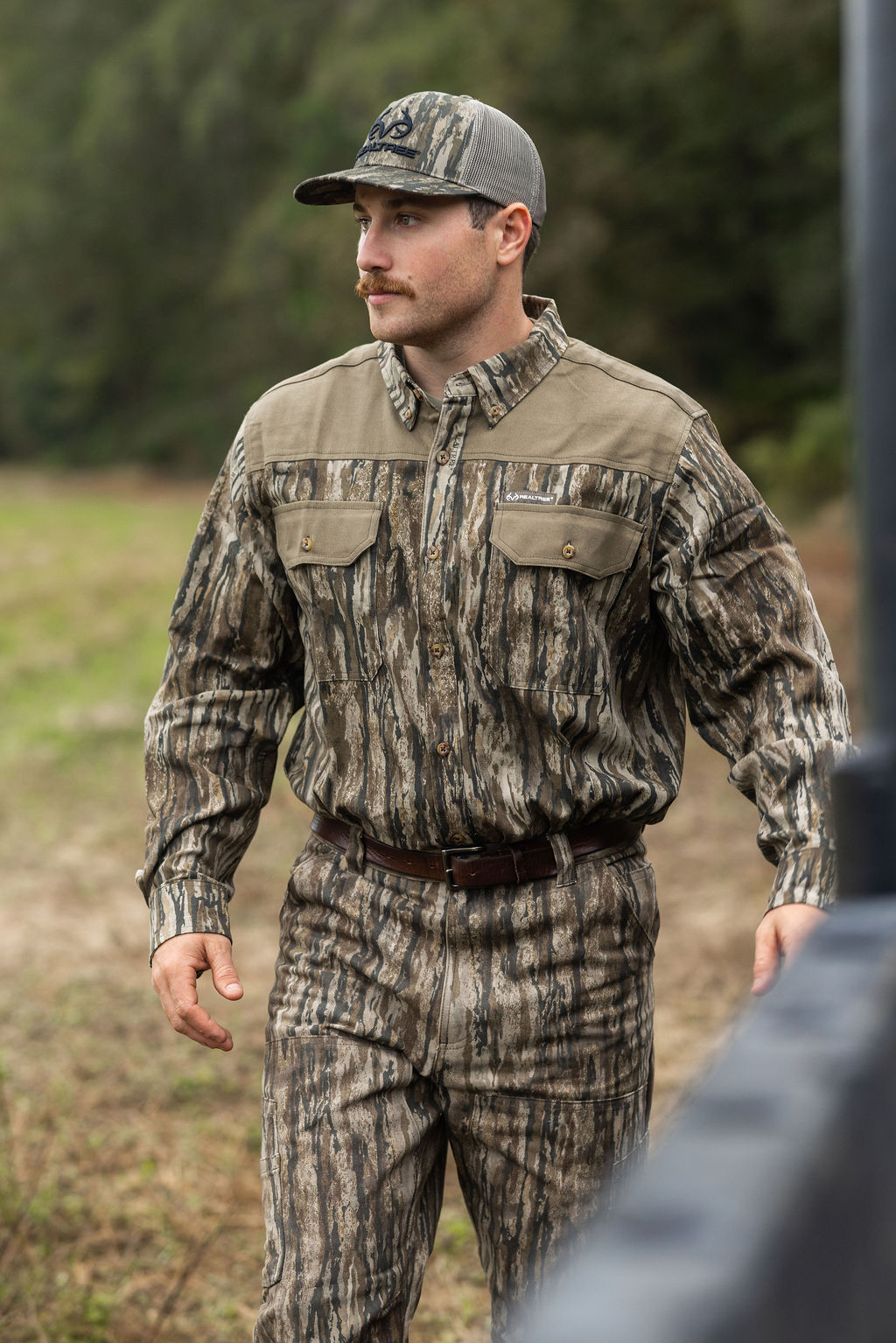 Realtree Milk River Button Down Camo Shirt