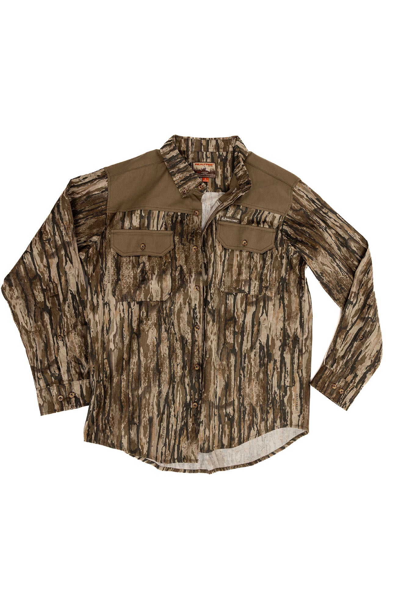 Realtree Milk River Button Down Camo Shirt