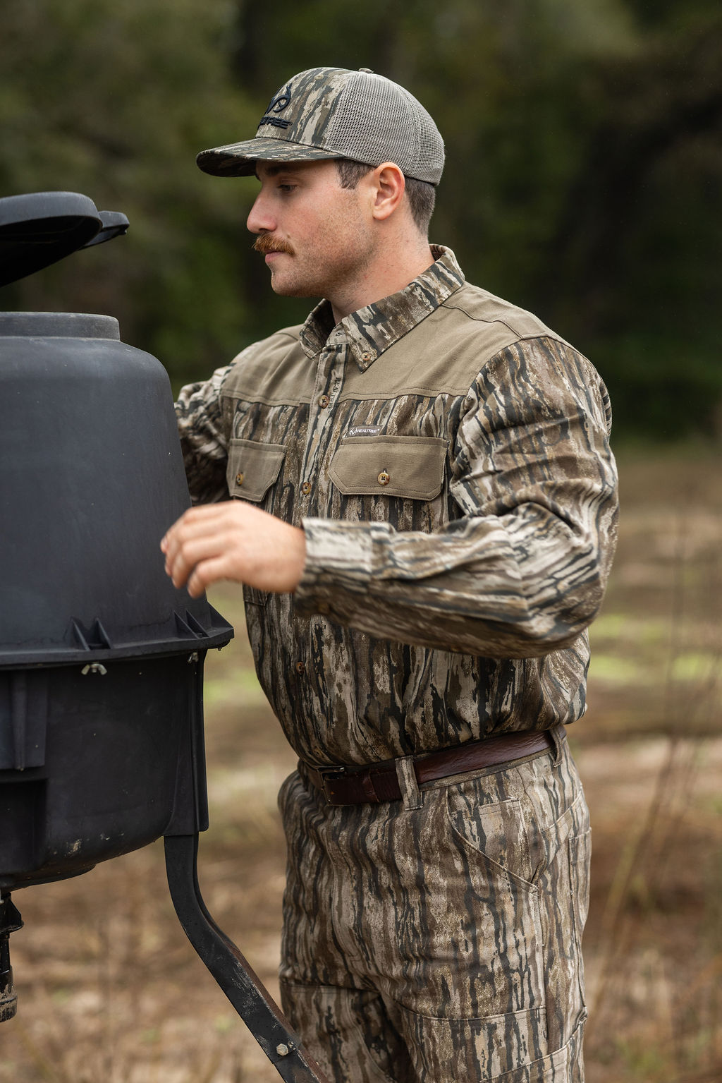 Realtree Milk River Button Down Camo Shirt