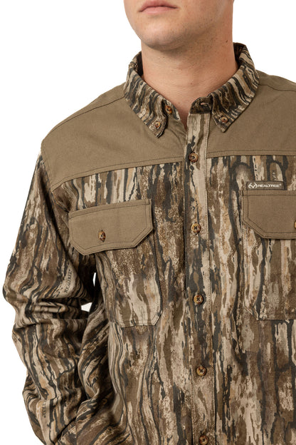 Realtree Milk River Button Down Camo Shirt