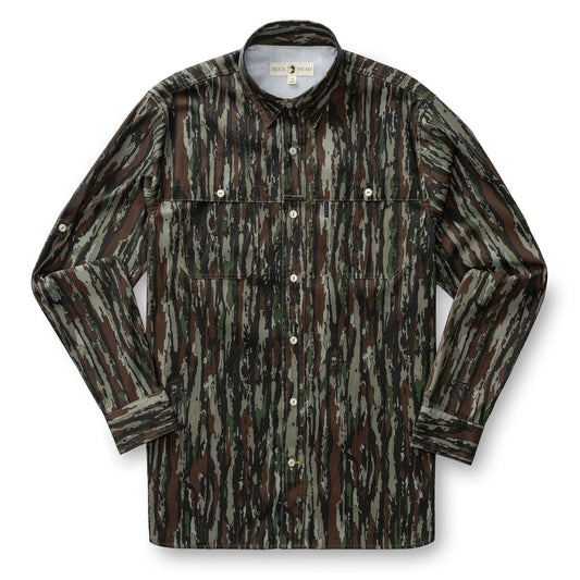 Realtree Duck Head Long Sleeve Performance Dobby Guide Shirt - Realtree Original