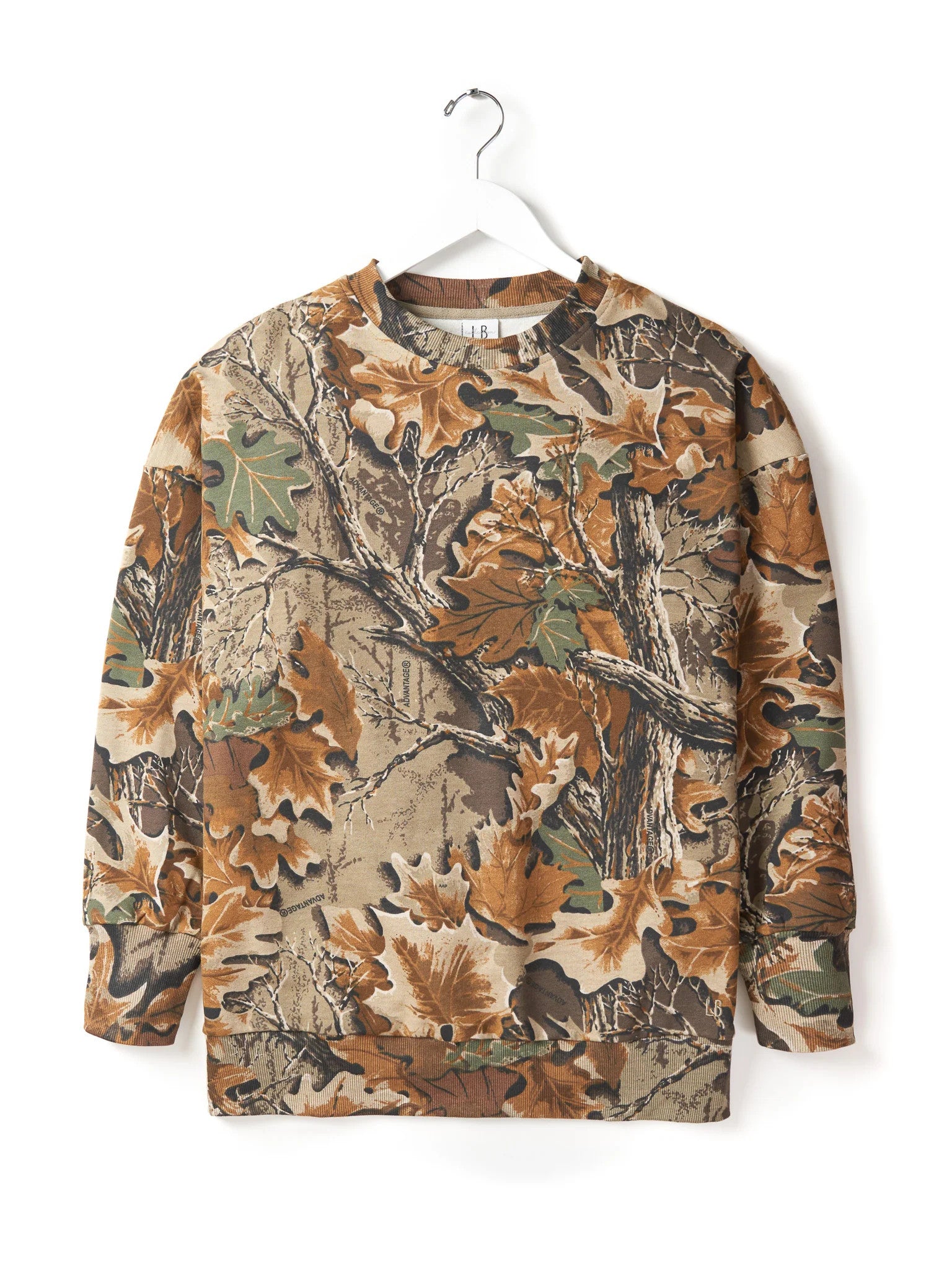 Realtree Little Bipsy Adult Camo Crewneck - Realtree Advantage Classic