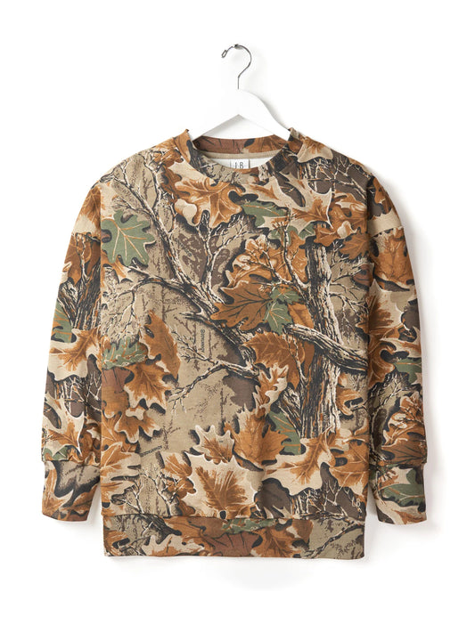 Realtree Little Bipsy Adult Camo Crewneck - Realtree Advantage Classic