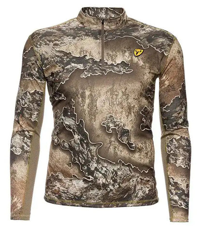 Realtree Blocker Outdoors Angatec 1/4 Zip Performance Shirt - Realtree Camo