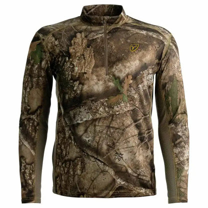 Realtree Blocker Outdoors Angatec 1/4 Zip Performance Shirt - Realtree Camo