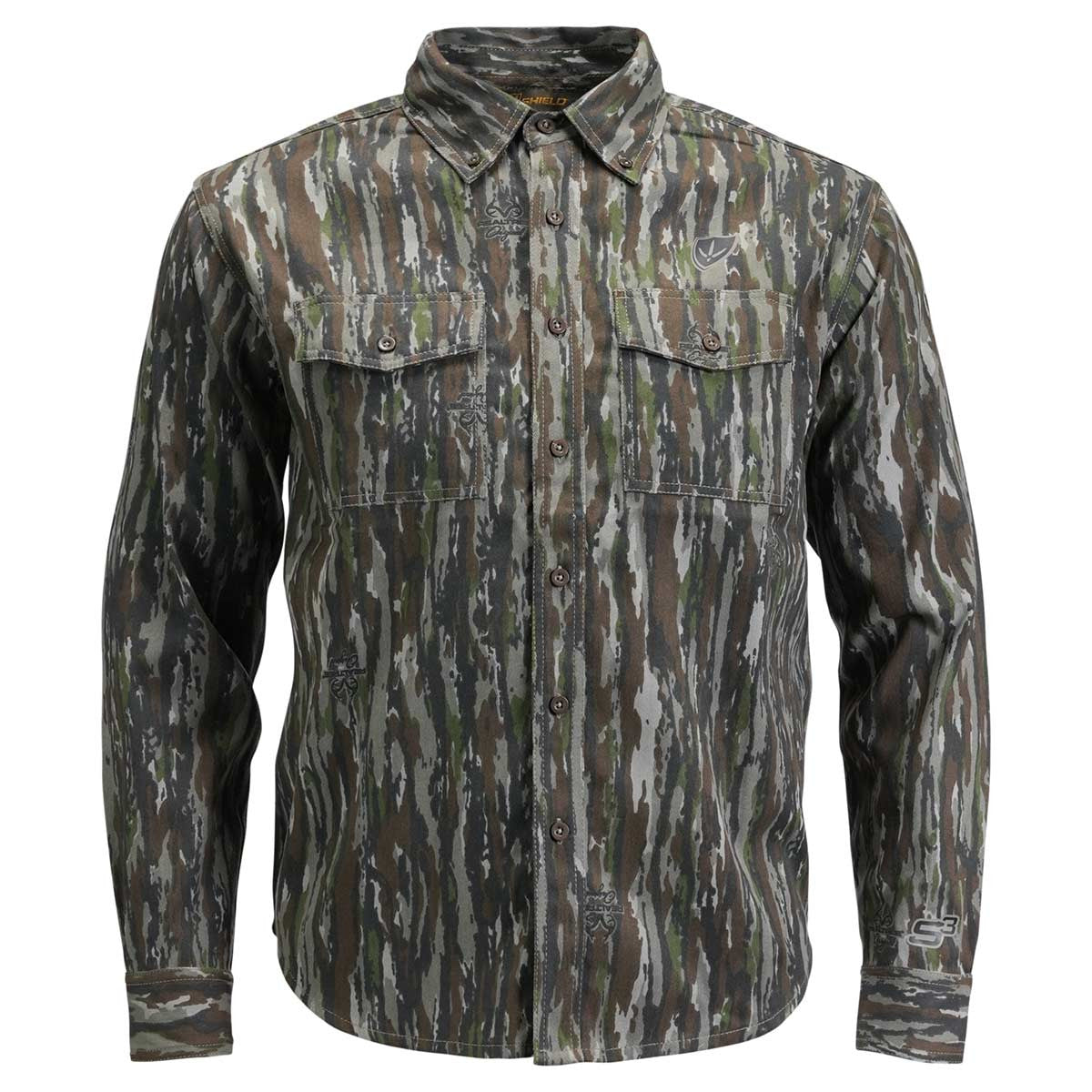 Realtree Blocker Outdoors Finisher Fused Cotton Camo Field Shirt - Realtree Original