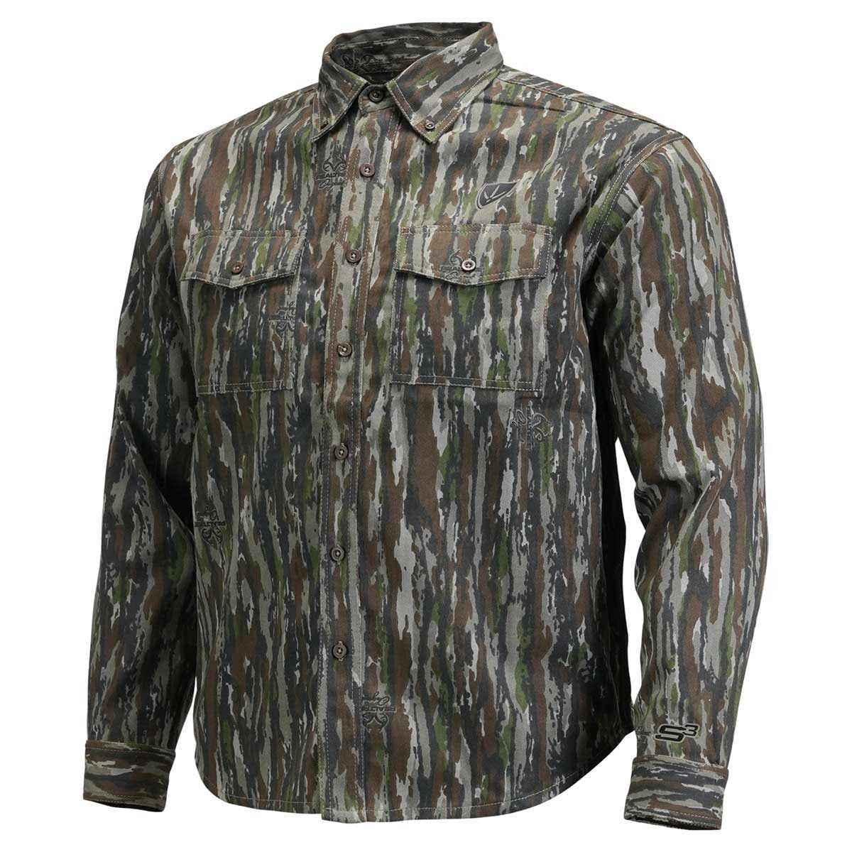 Realtree Blocker Outdoors Finisher Fused Cotton Camo Field Shirt - Realtree Original