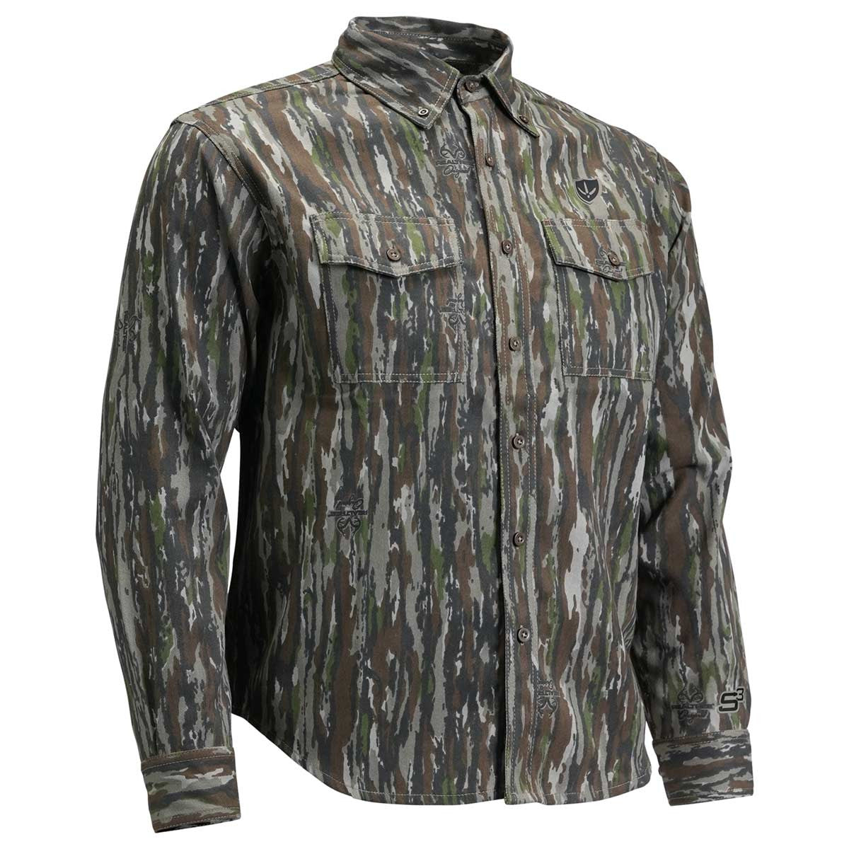 Realtree Blocker Outdoors Finisher Fused Cotton Camo Field Shirt - Realtree Original