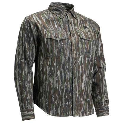 Realtree Blocker Outdoors Finisher Fused Cotton Camo Field Shirt - Realtree Original
