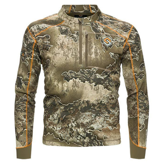 Realtree Scentlok Savanna AERO Attack V2 1/4 Zip Hunting Shirt - Realtree Camo