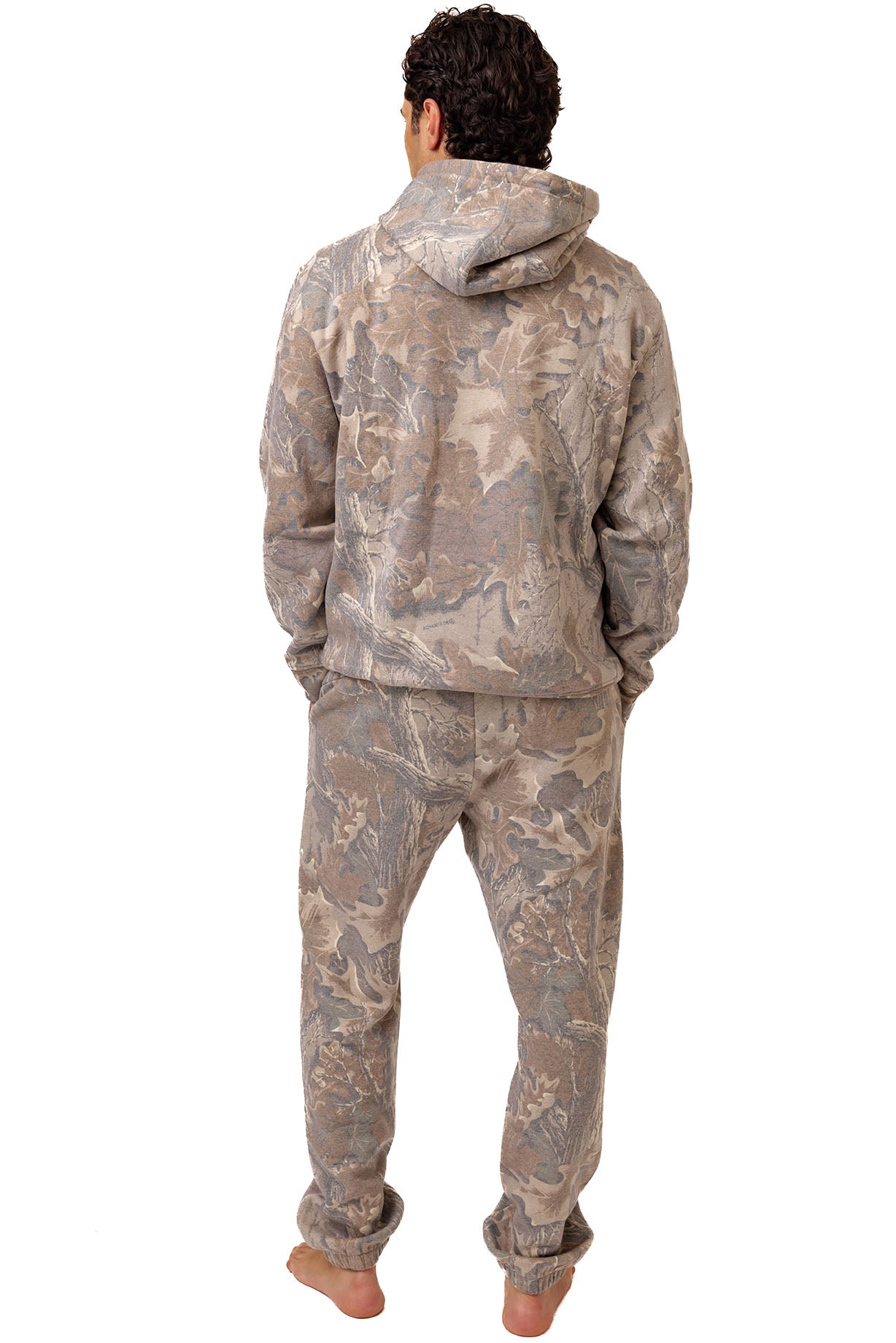 Realtree Unisex Faded Poly Cotton Camo Sweatpants - Realtree Advantage Classic