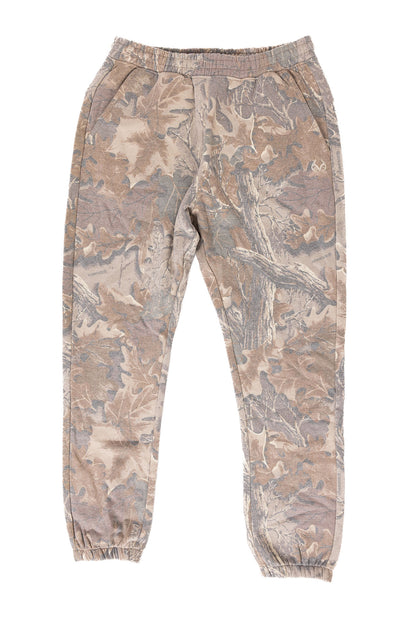 Realtree Unisex Faded Poly Cotton Camo Sweatpants - Realtree Advantage Classic