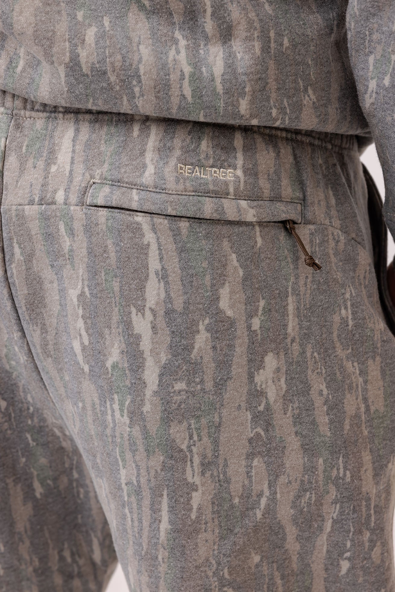 Realtree Unisex Faded Poly Cotton Camo Sweatpants - Realtree Original