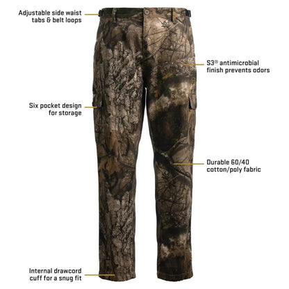 Realtree Blocker Outdoors Fused Cotton Field Hunting Pants - Realtree Camo