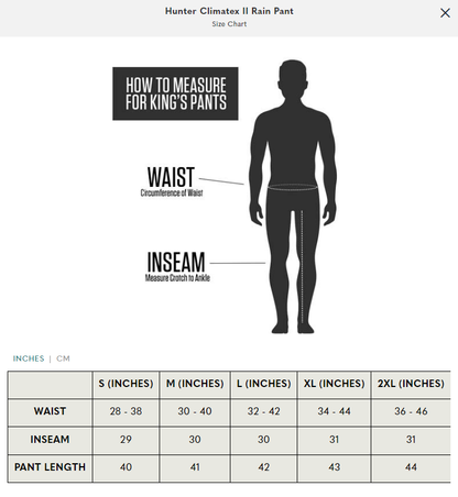 Realtree King's Camo Climatex II Rainwear Hunting Pant - Realtree EDGE