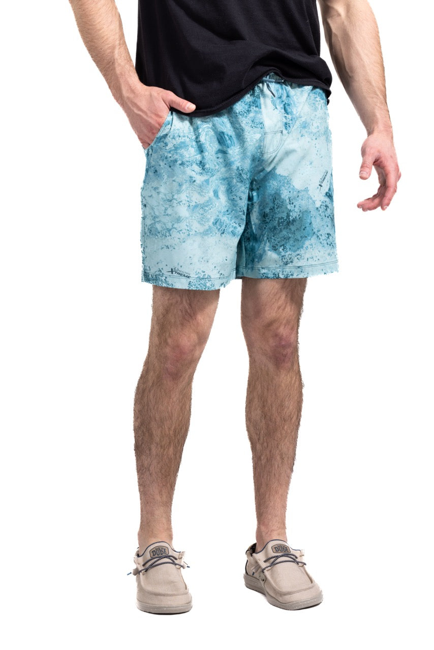 Realtree Lined Blue Short - Realtree XTREME Colors