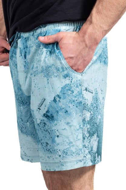 Realtree Lined Blue Short - Realtree XTREME Colors