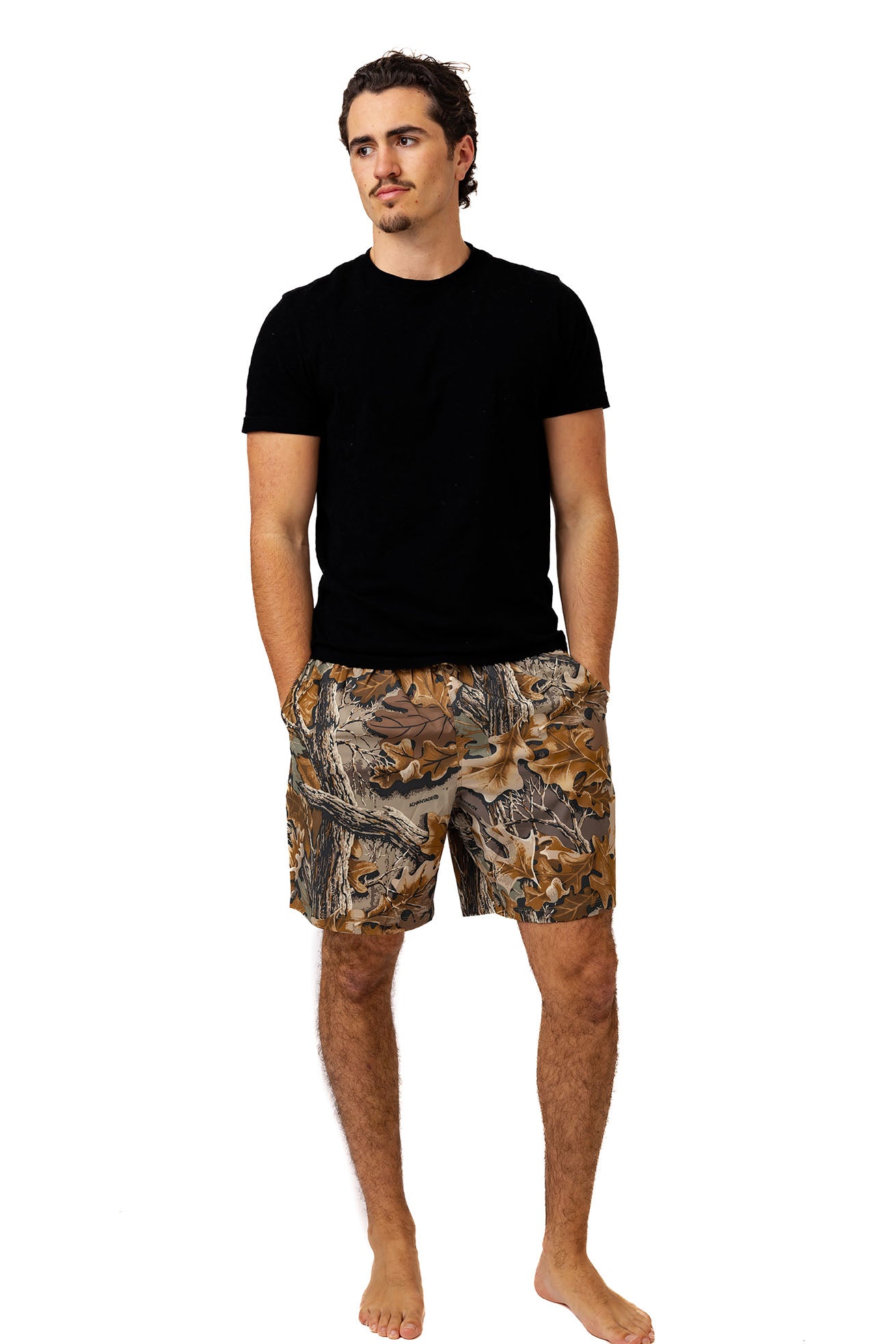 Realtree Lined Camo Shorts - Realtree Advantage Classic