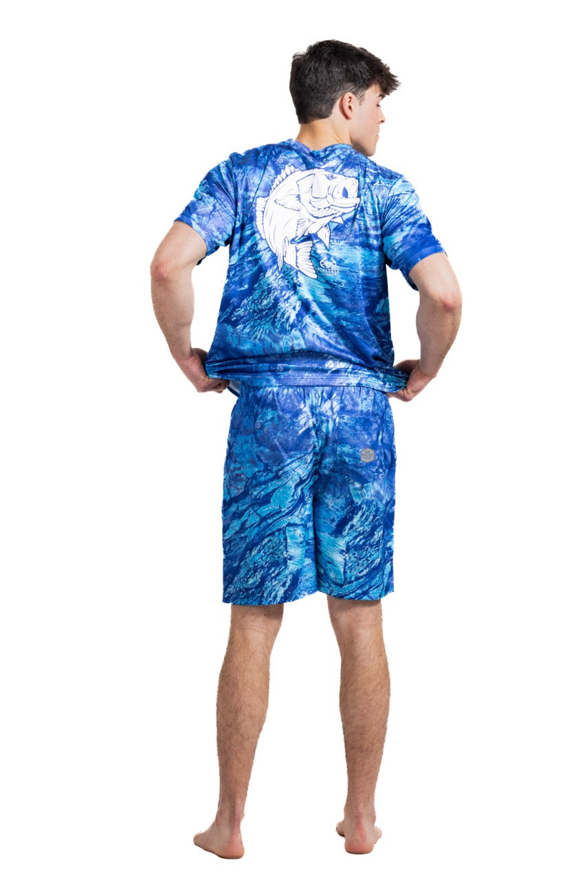Realtree Realtree Ocean Blue Fishing Ohana Swim Trunk - Realtree Aspect