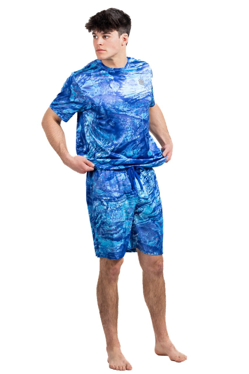 Realtree Realtree Ocean Blue Fishing Ohana Swim Trunk - Realtree Aspect