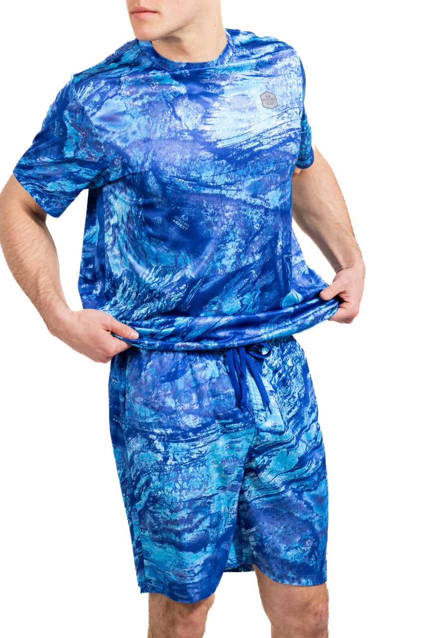 Realtree Realtree Ocean Blue Fishing Ohana Swim Trunk - Realtree Aspect