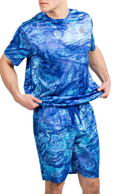 Realtree Realtree Ocean Blue Fishing Ohana Swim Trunk - Realtree Aspect