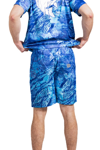 Realtree Realtree Ocean Blue Fishing Ohana Swim Trunk - Realtree Aspect