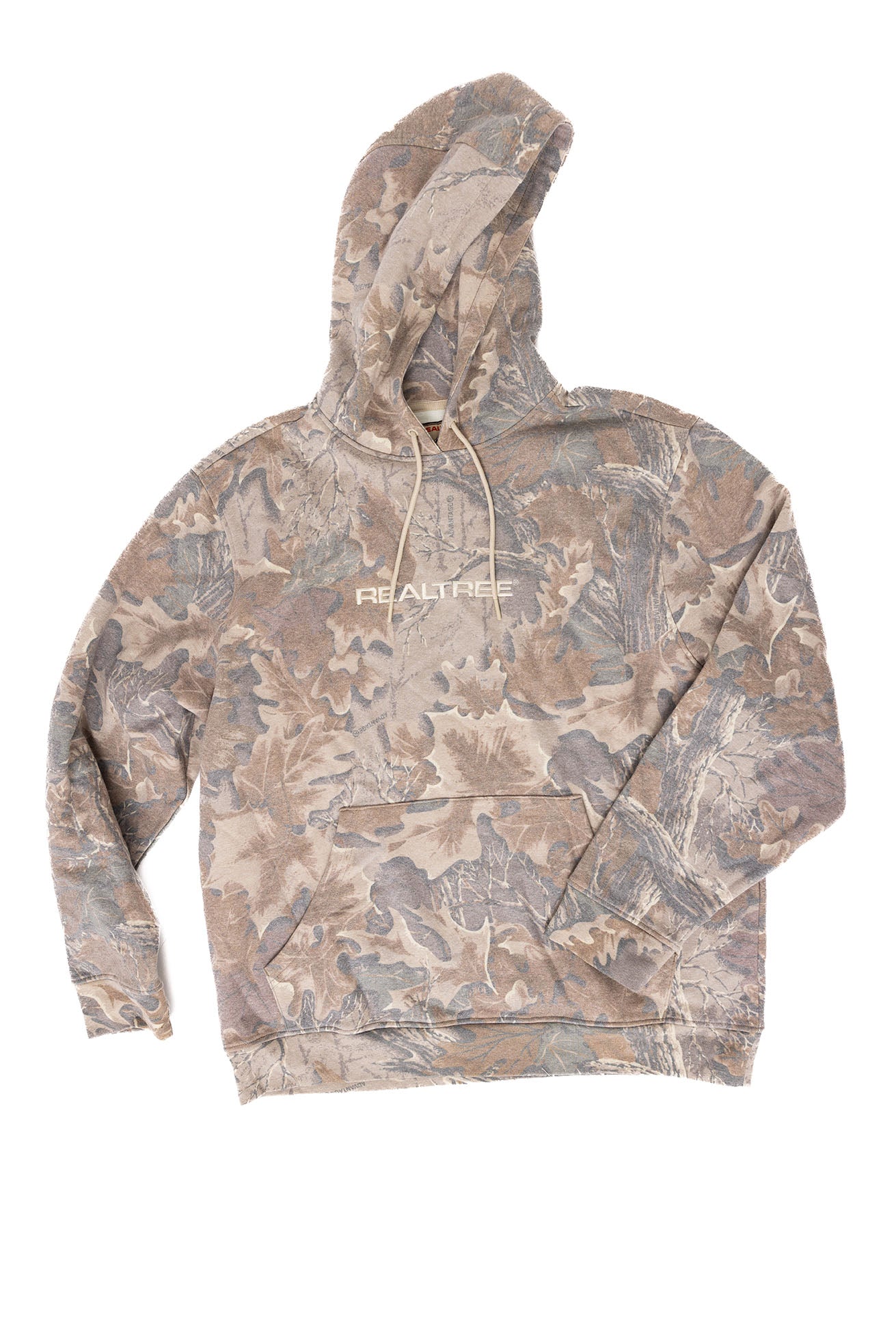 Realtree Unisex Faded Camo Poly Cotton Hoodie - Realtree Advantage Classic