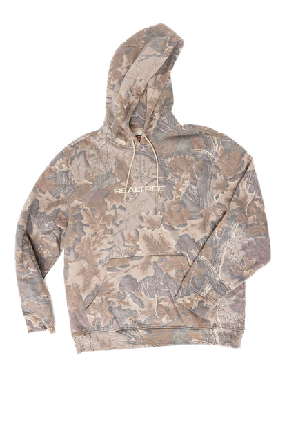 Realtree Unisex Faded Camo Poly Cotton Hoodie - Realtree Advantage Classic